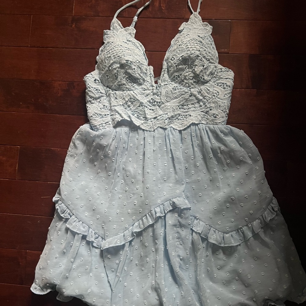 Hello Molly baby blue Dress